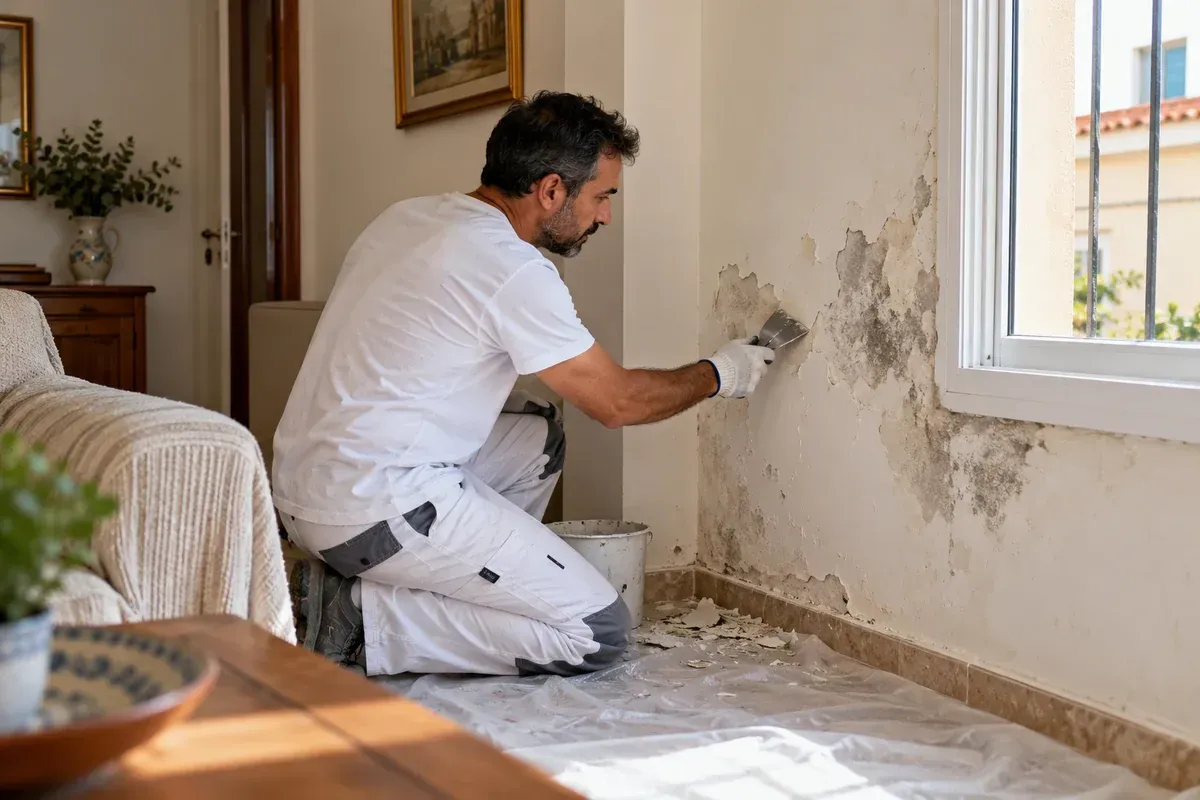 Pintura antihumedad y antimoho