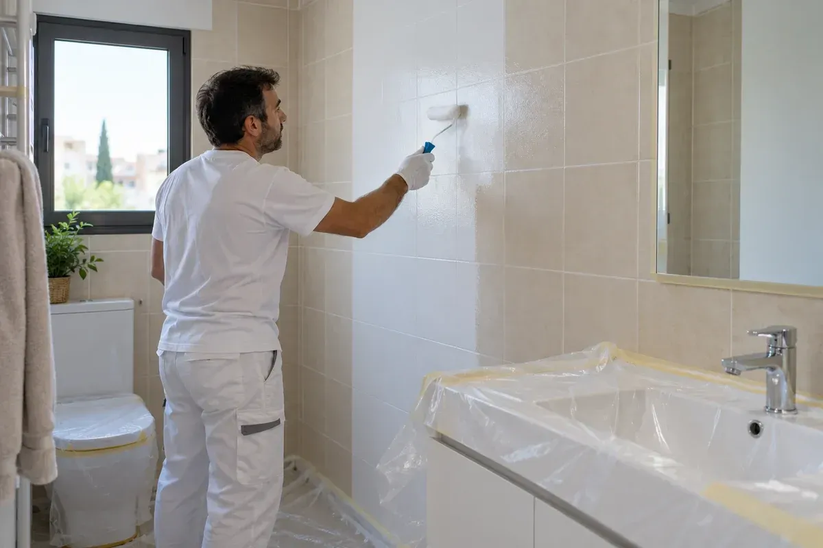 pintar Azulejos de baño