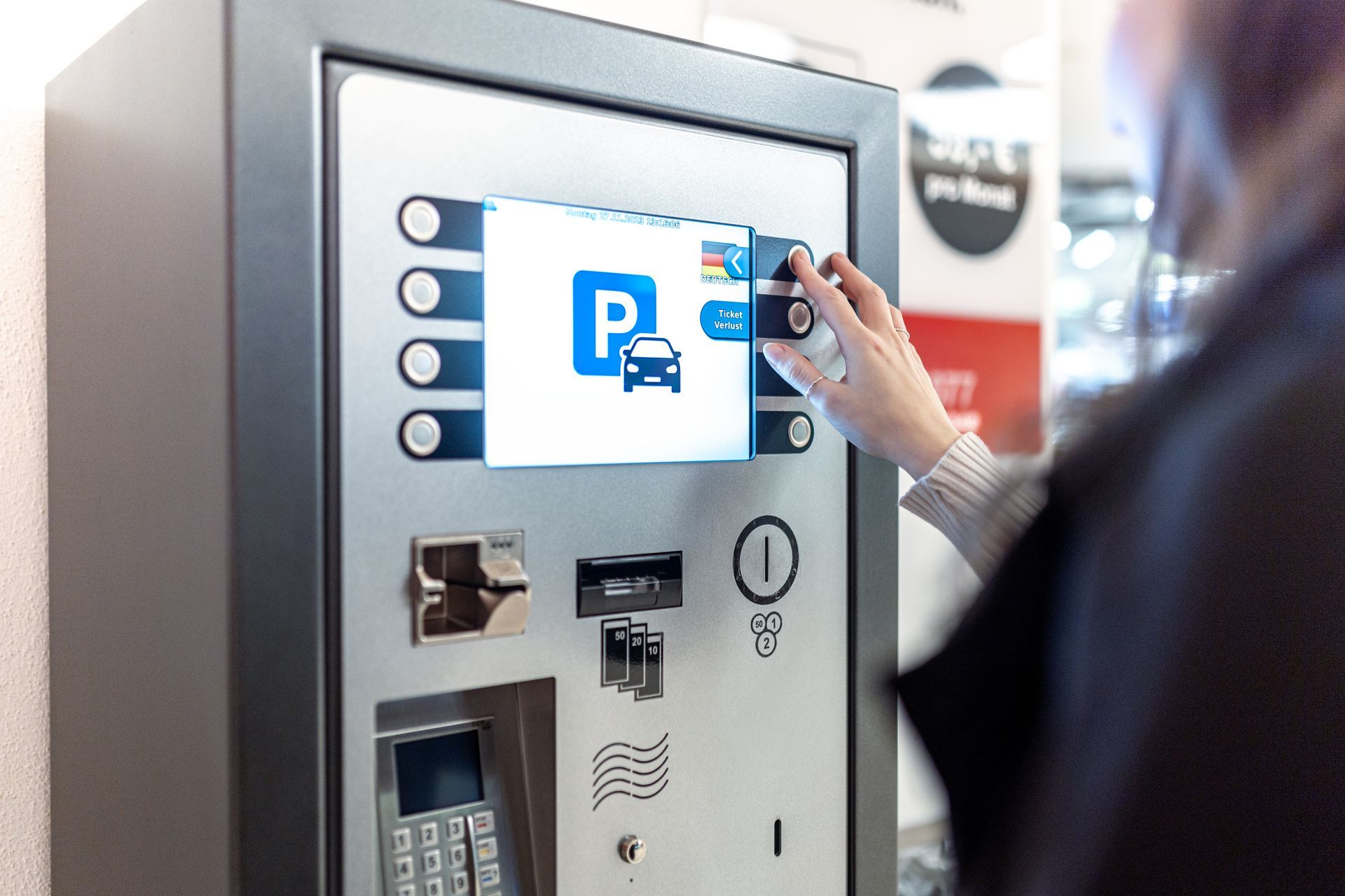 Kassenautomat Parken