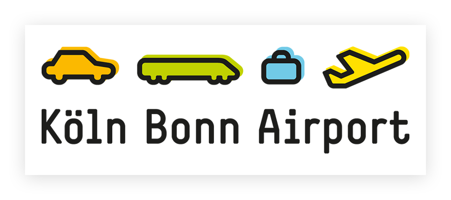 ein Logo für den Flughafen von koln bonn
