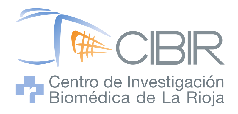A logo for centro de investigacion biomedica de la rioja