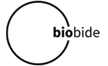 Un logotipo en blanco y negro para una empresa llamada biobide.