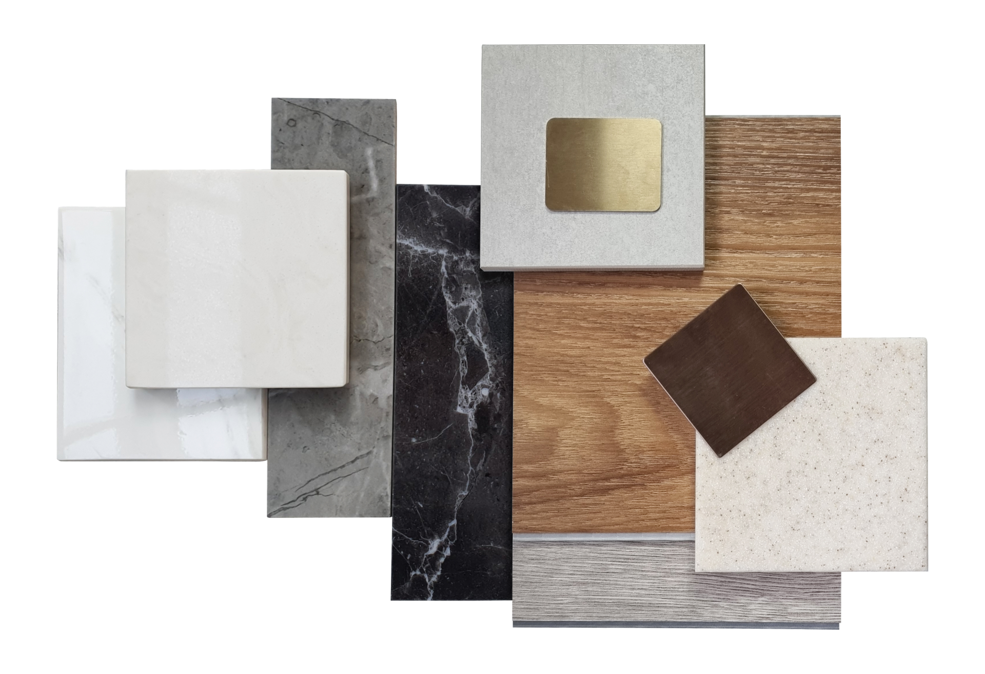 Différents types de sols et de murs