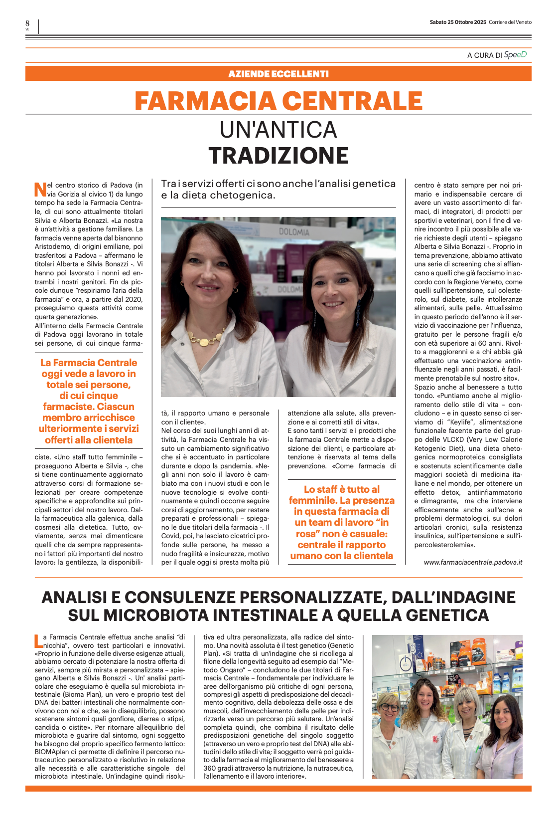 Pagina dell'articolo con titolo Un'antica Tradizione