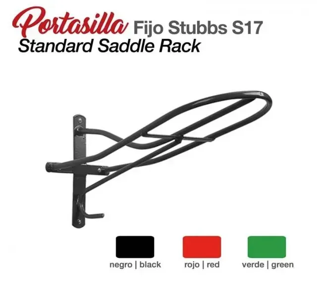 Portabultos estándar negro para Fijo Stubbs S17 con opciones de color que se muestran a continuación.