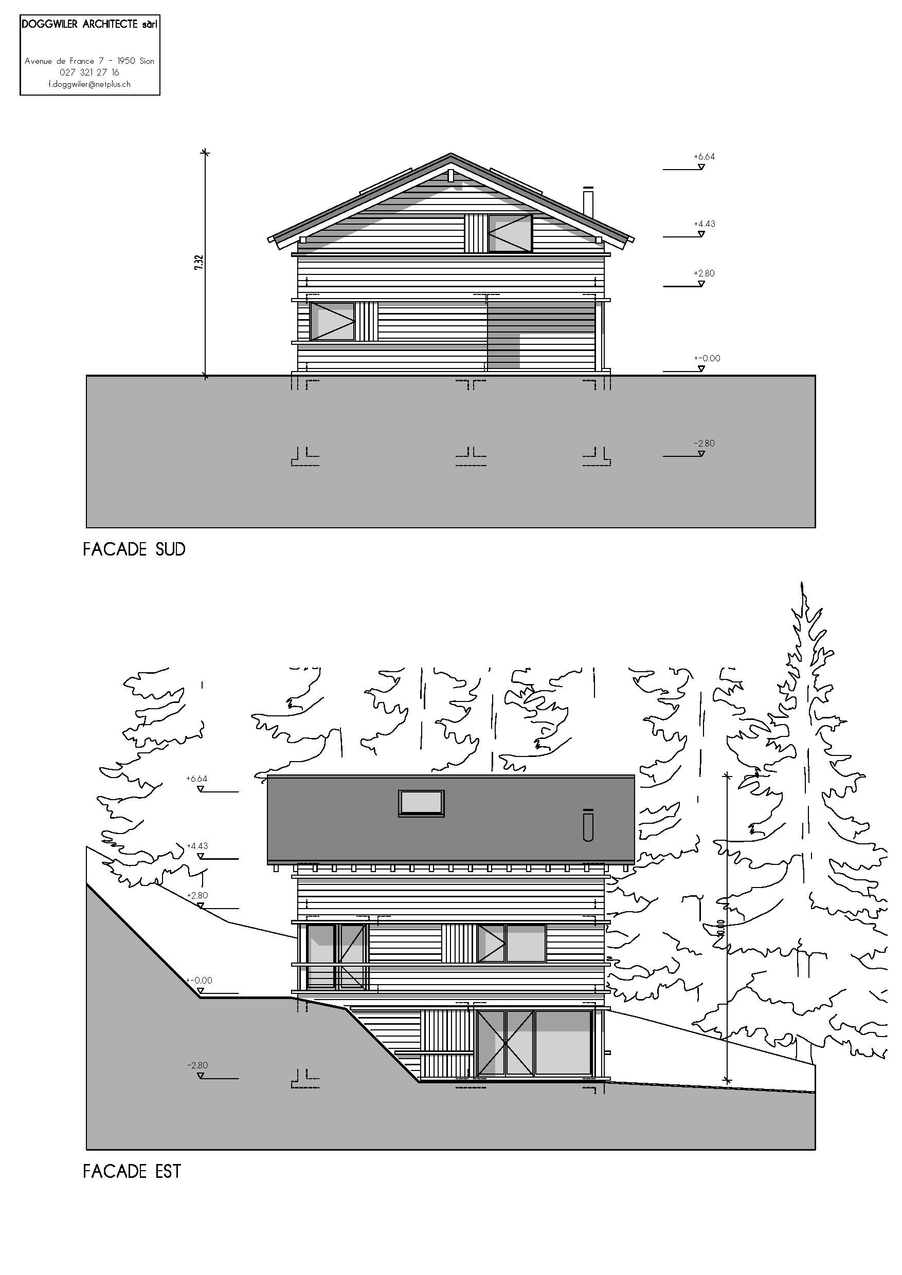 Un dessin en noir et blanc d'une maison sur une colline.