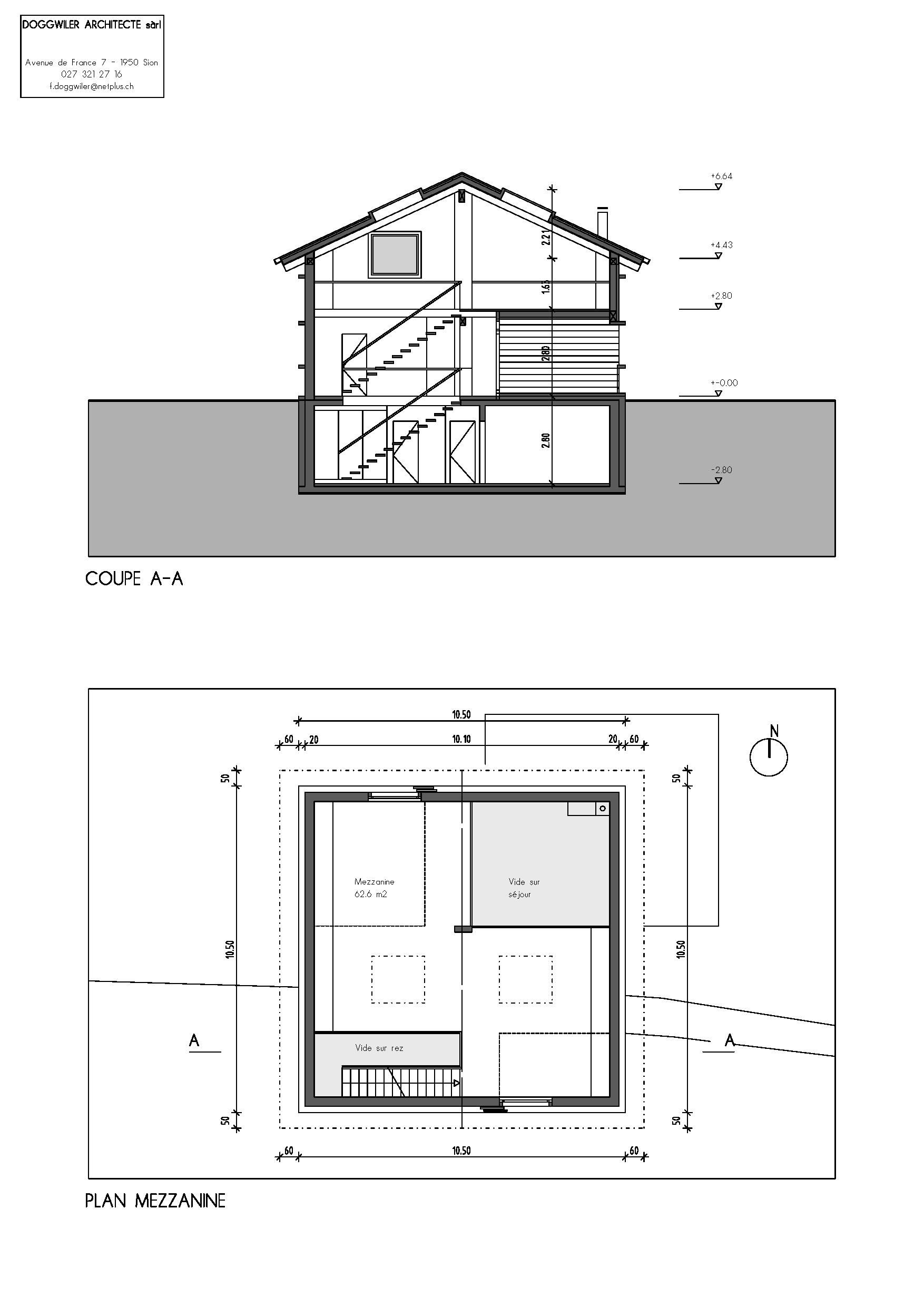 Un dessin en noir et blanc d'une maison avec un plan d'étage.