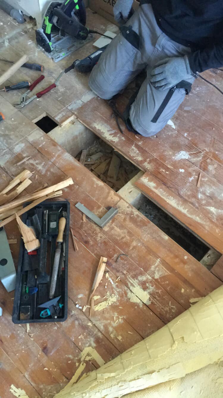 La pose de parquet par un expert