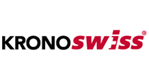 El logotipo de Kronoswiss es negro y rojo sobre un fondo blanco.