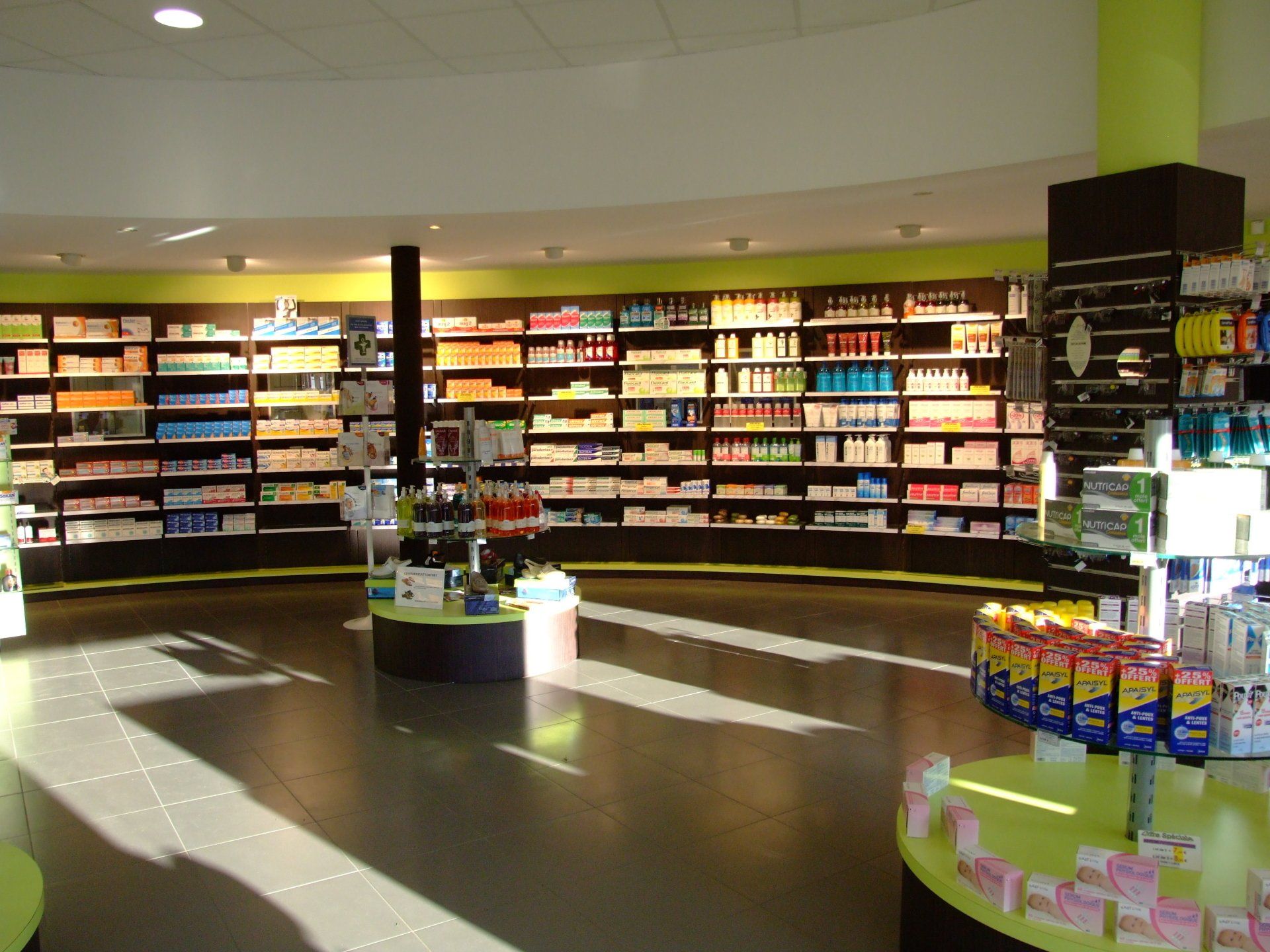 Rayon de médicaments et de lotions