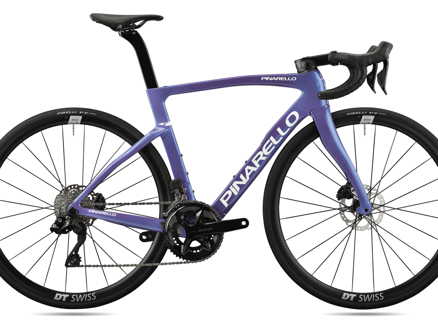 Auf weißem Hintergrund ist ein riesiges Fahrrad zu sehen.