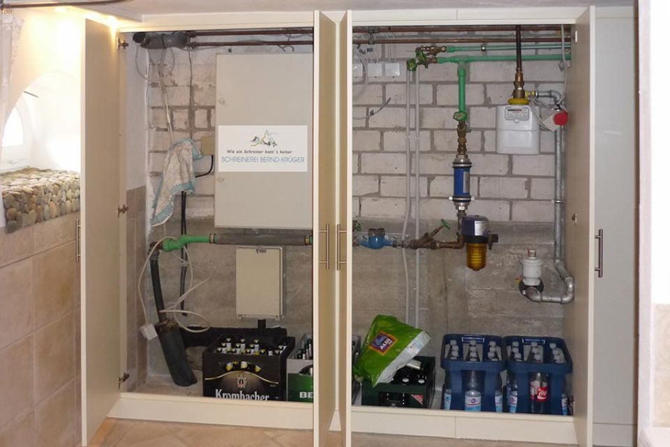 Raum, der von der Bernd Krüger Schreinerei neugestaltet wird