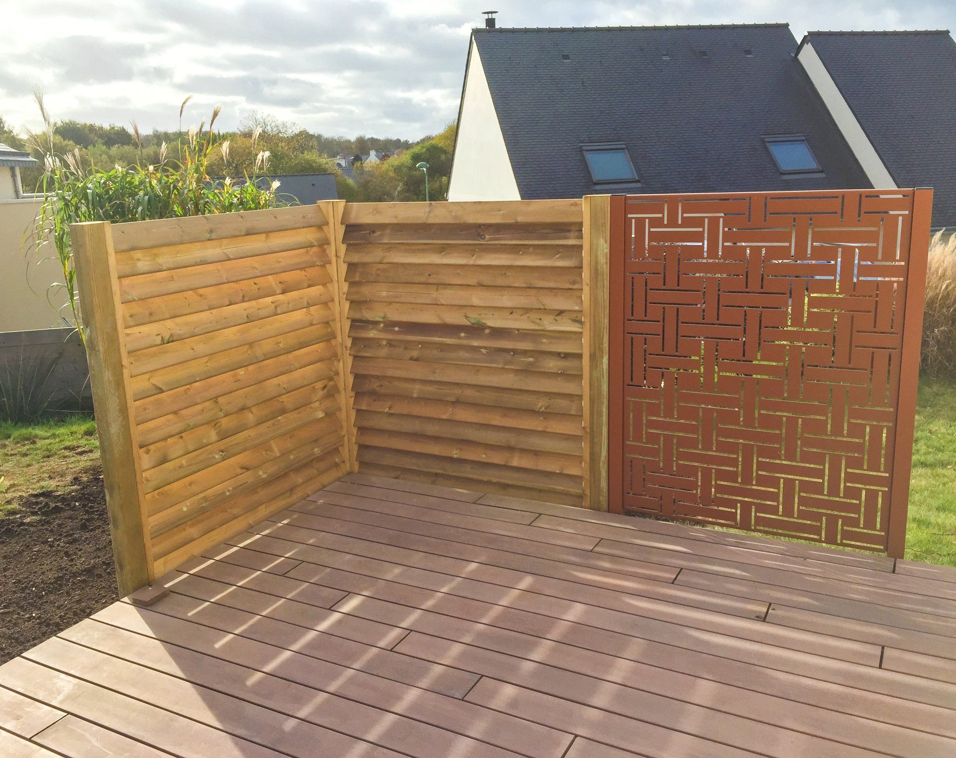 Claustra et panneau alu