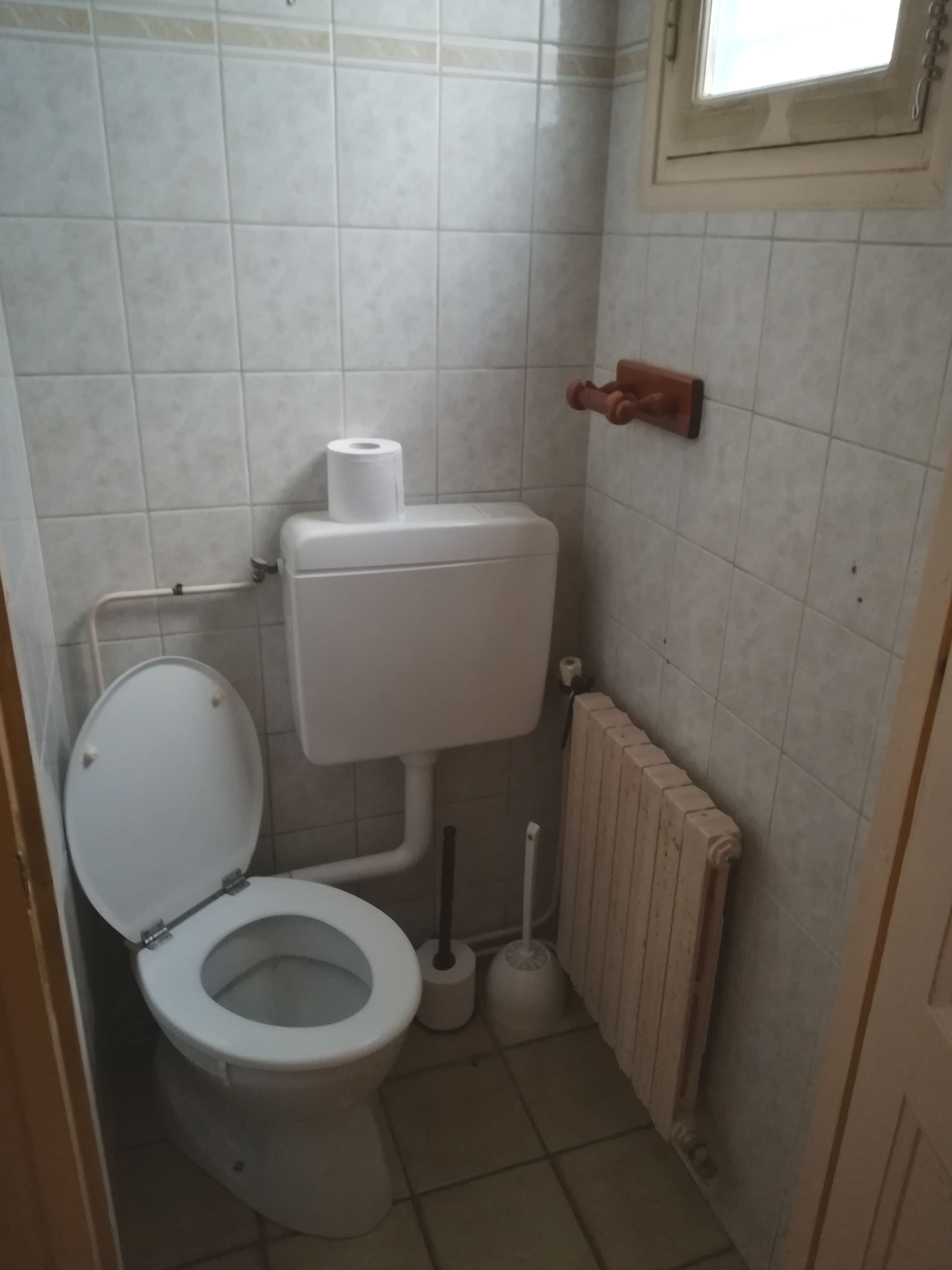 Photo d'un ancien WC avant rénovation