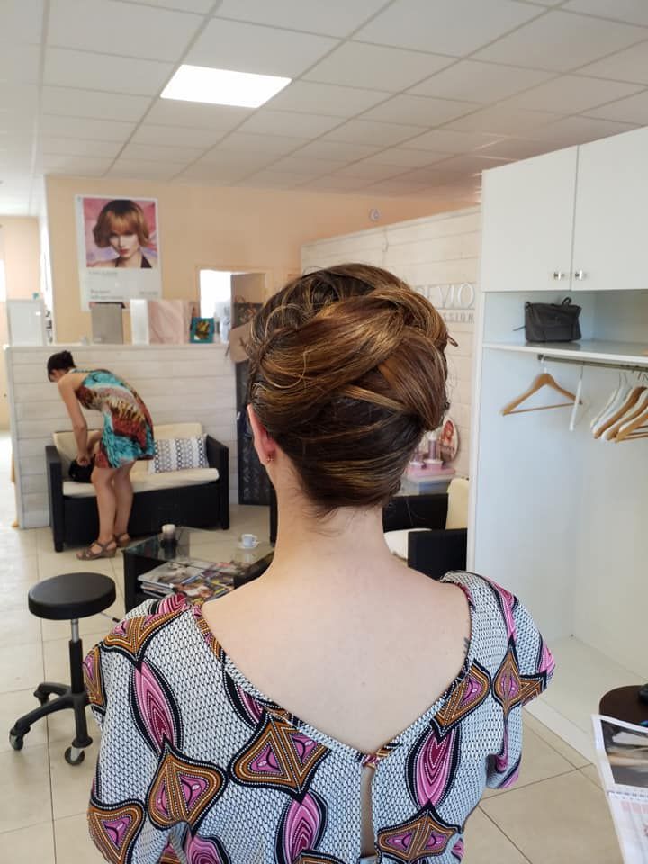 Chignon propre et soigné