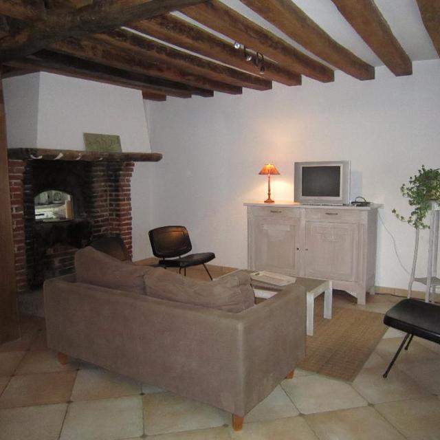 Salon avec cheminée