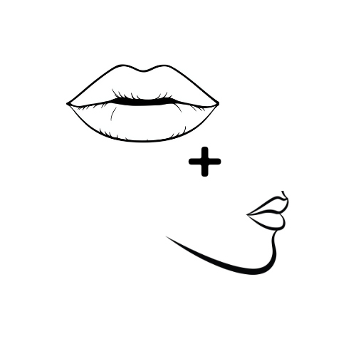 Dessin bouche + menton