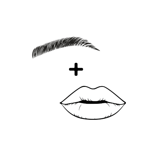 Dessin sourcil + bouche