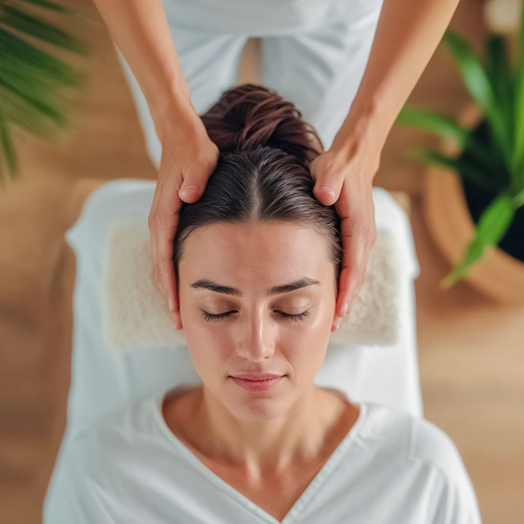Massage de la tête