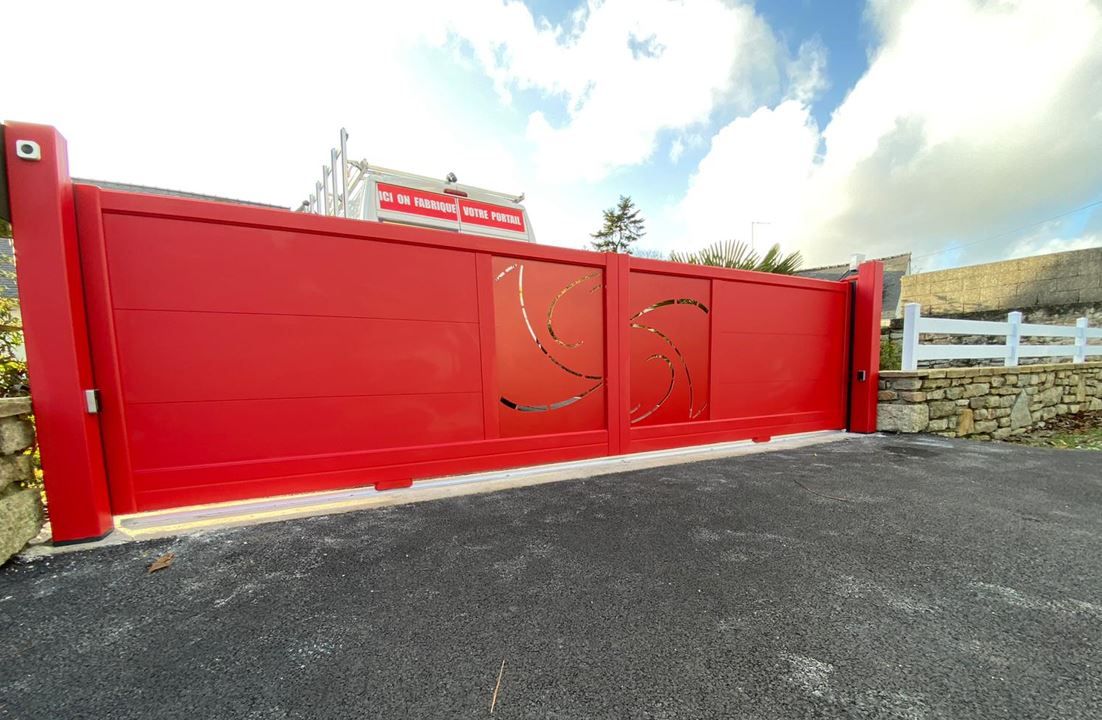 Portail coulissant personnalisé quimper