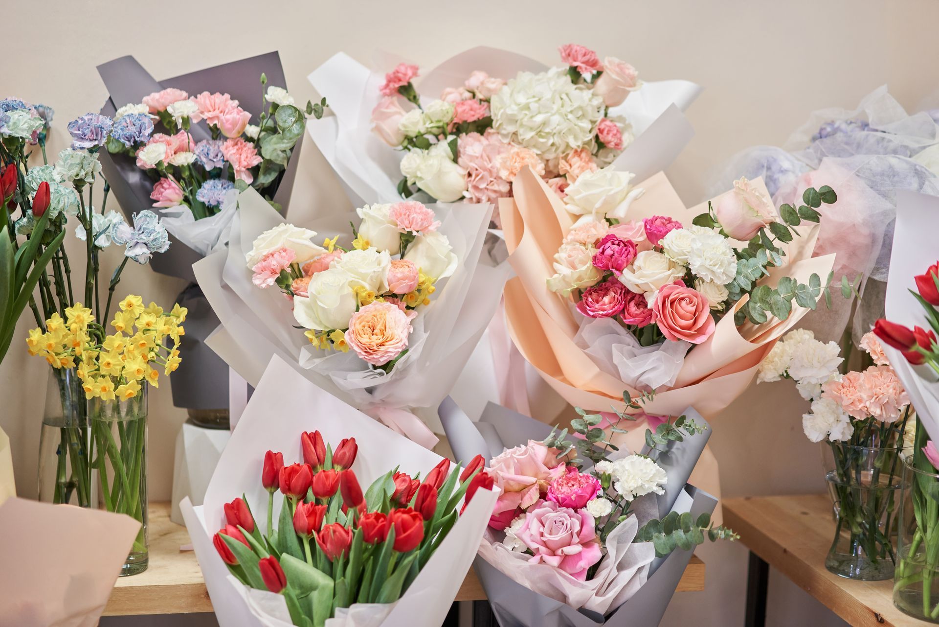 Conception de bouquets sur mesure