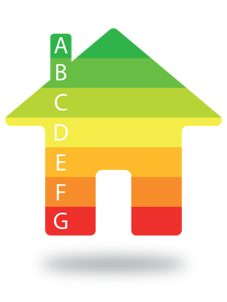 Une maison représentant le niveau de performance énergétique