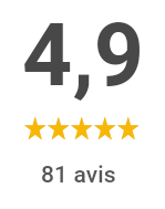 Note des avis client.