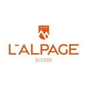 Logo de l'alpage suisse sur fond blanc