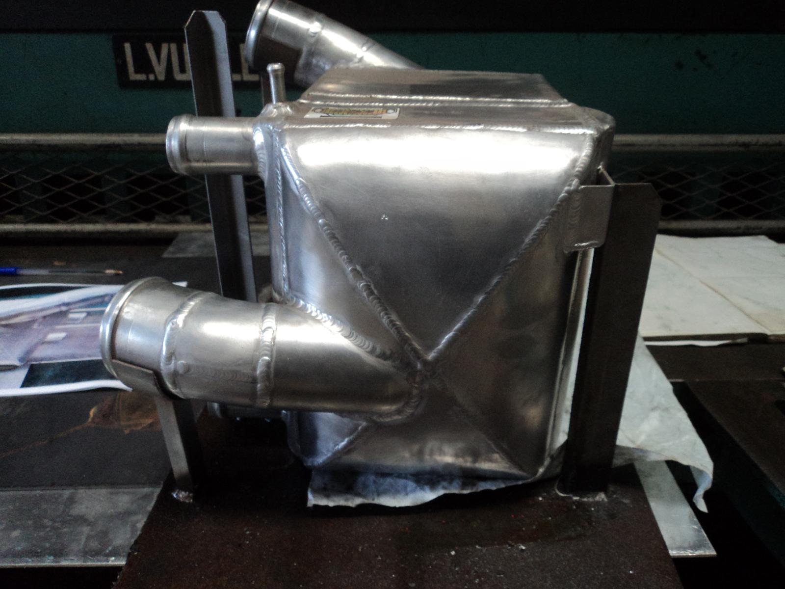 échangeur aluminium - tôlerie de précision