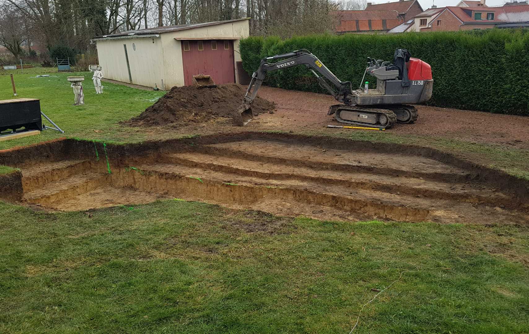 Création d'un bassin