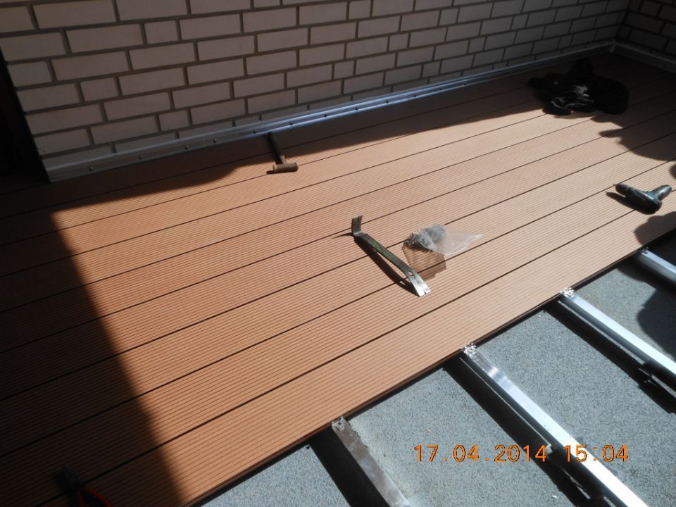 Dachabschluss an Wintergarten