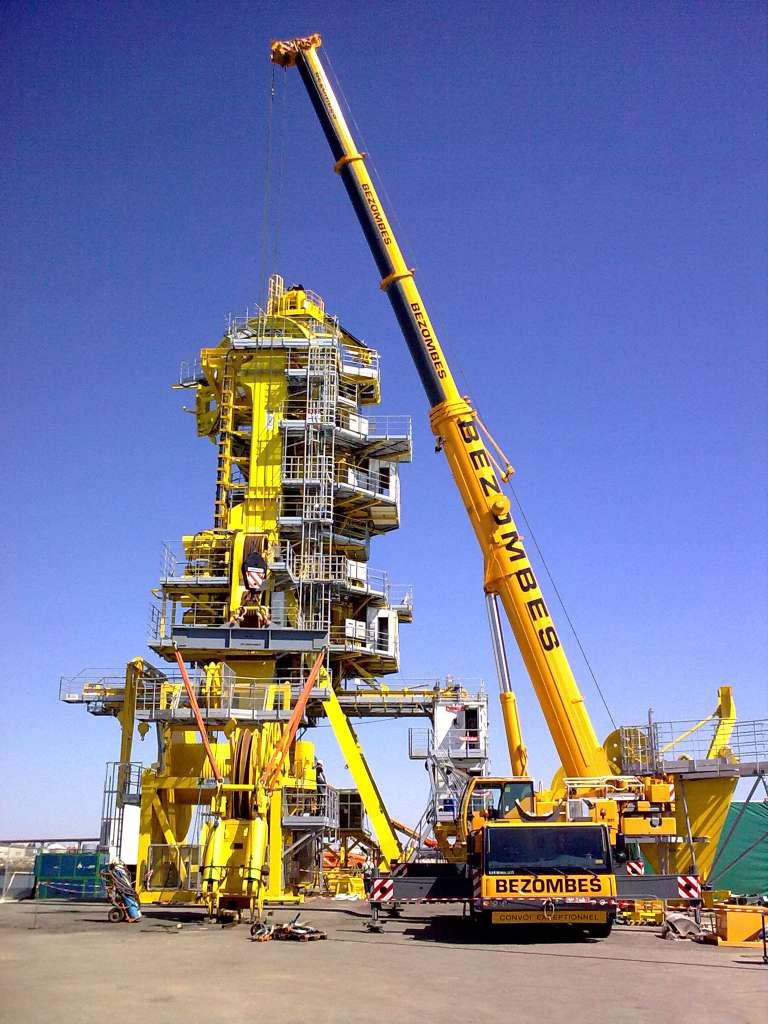 Bezombes Niort  : 160T pour l'industrie offshore à La Pallice