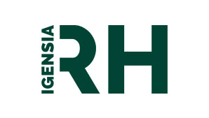 Logo IGENSIA RH en vert foncé sur fond blanc
