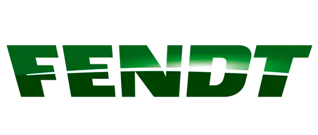 Logotipo verde de Fendt sobre fondo blanco