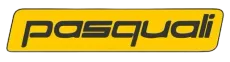 Logotipo amarillo de Pasquali con letras negras en cursiva sobre un fondo rectangular redondeado.