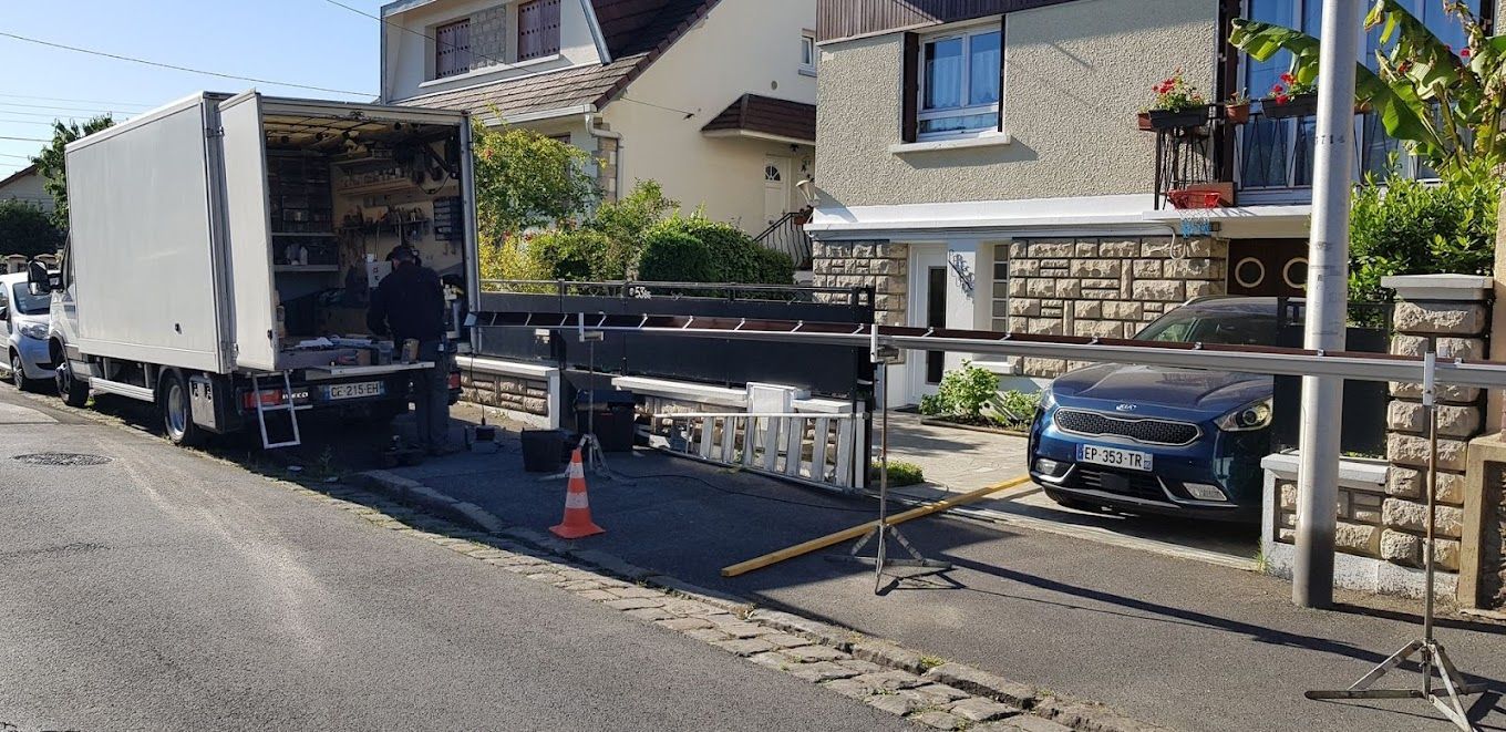 Installation de gouttières