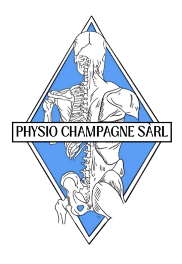 Un logo pour une entreprise appelée physio champagne sarl