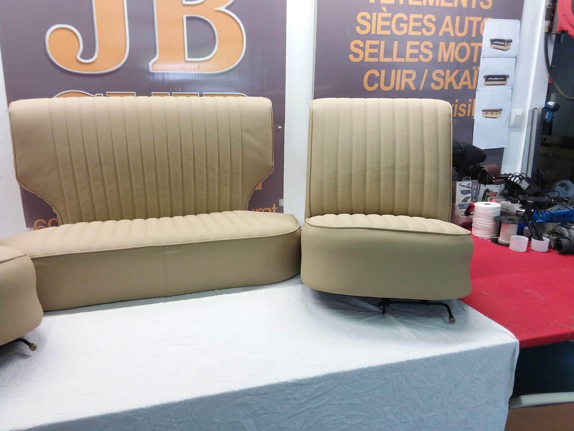 Les sièges d'une voiture