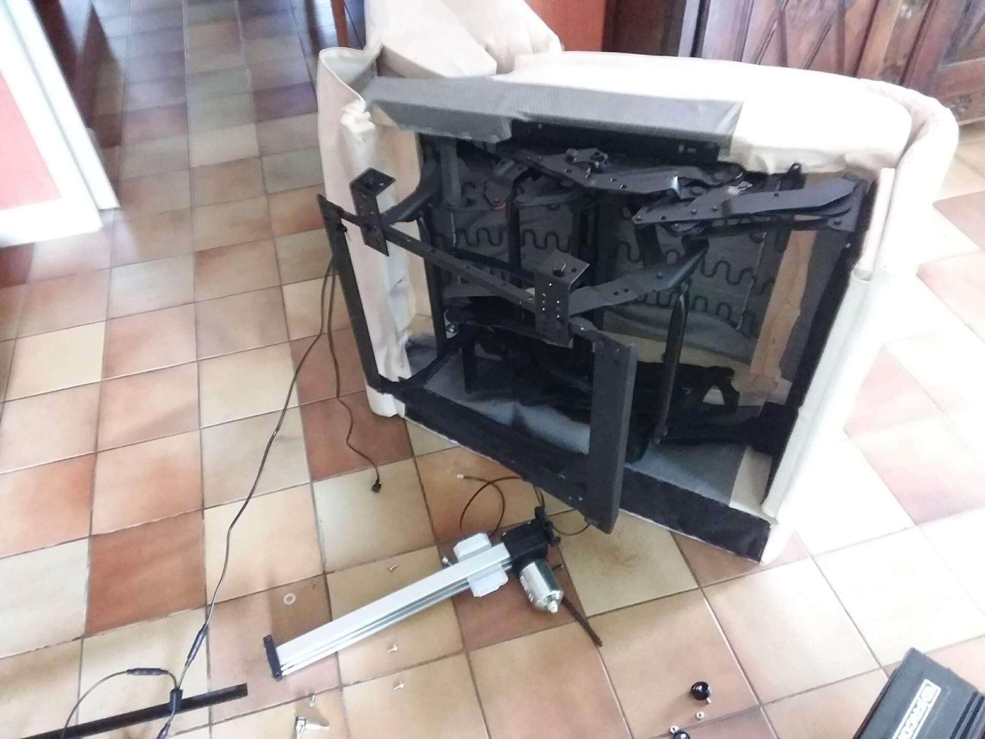 Réparation d'un fauteuil automatique