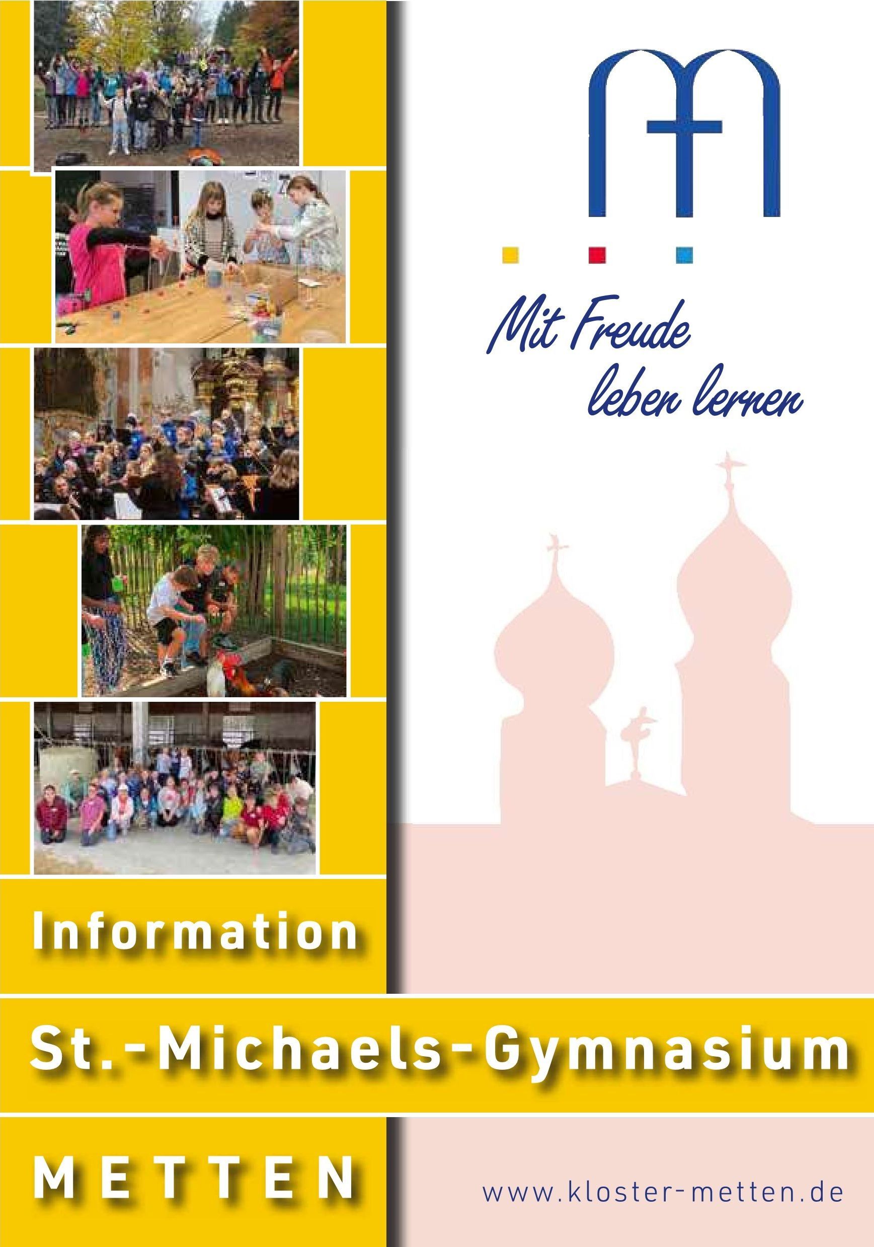Infoheft des St.-Michaels-Gymnasium Infoheft des St.-Michaels-Gymnasium