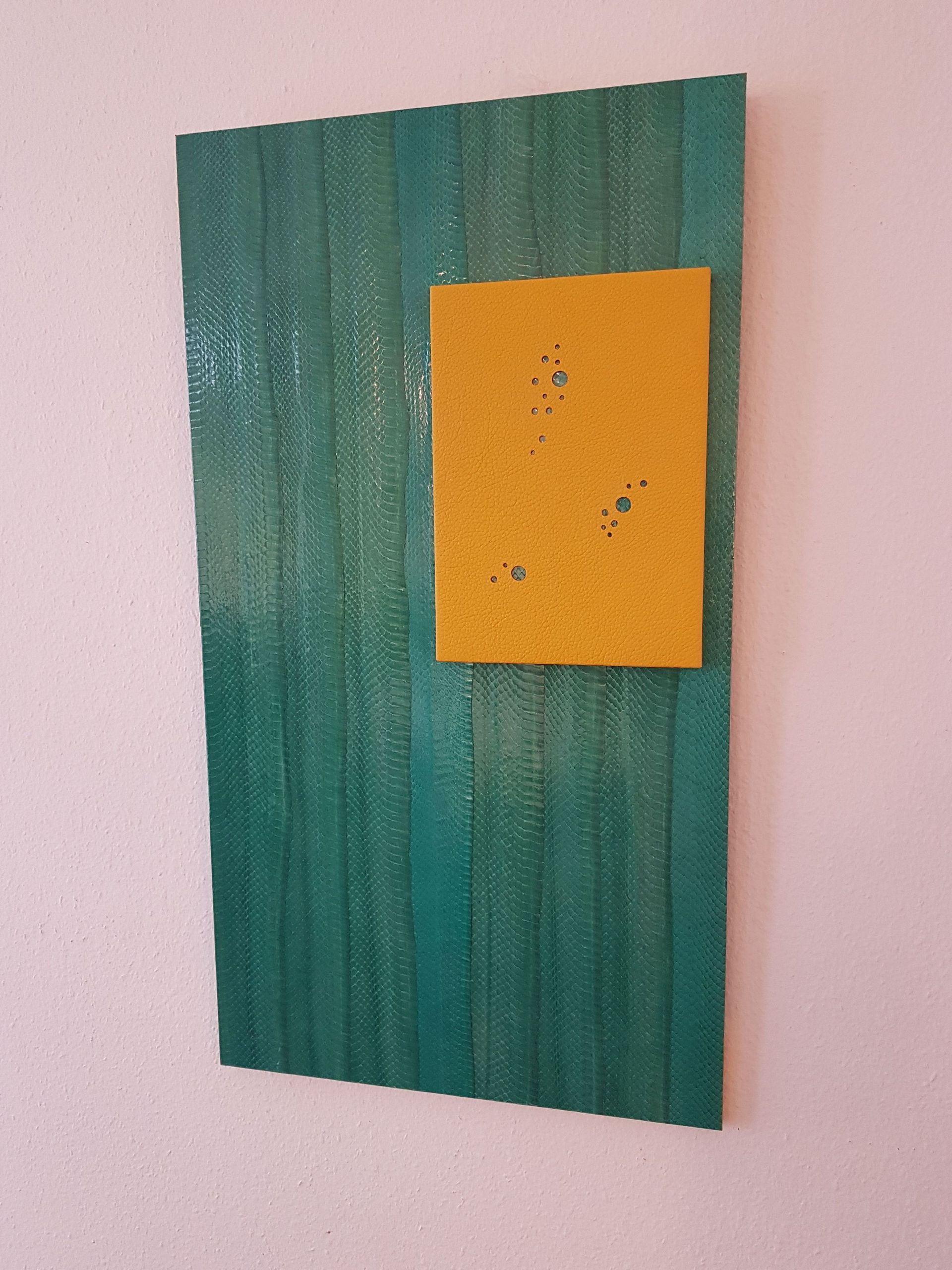 Tableau en cuir - Thomas Birchler