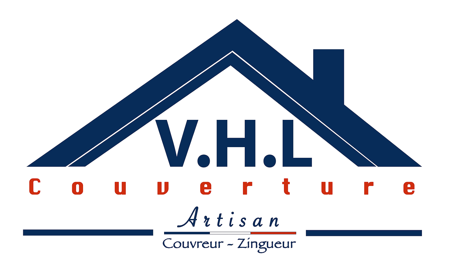 A logo for v.h.l couverture artisan