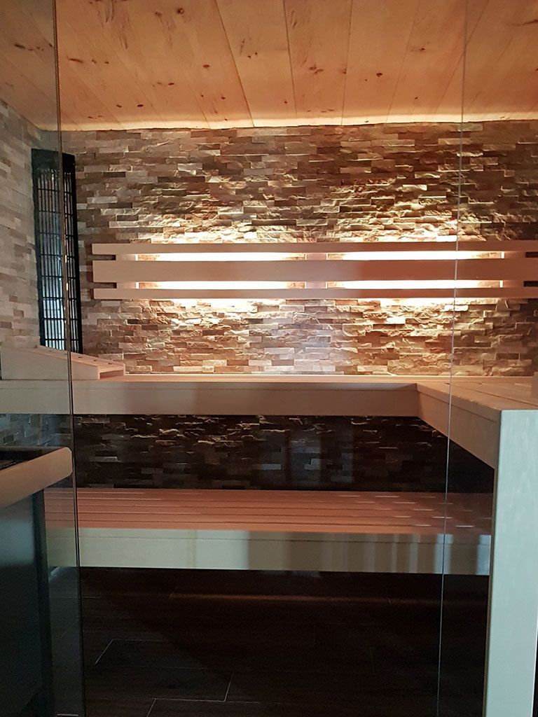 sauna gelb