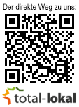 Auf weißem Hintergrund ist ein QR-Code für Total-Lokal abgebildet.