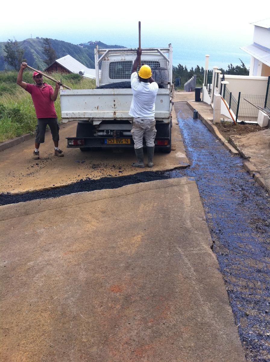 Travaux enrobés