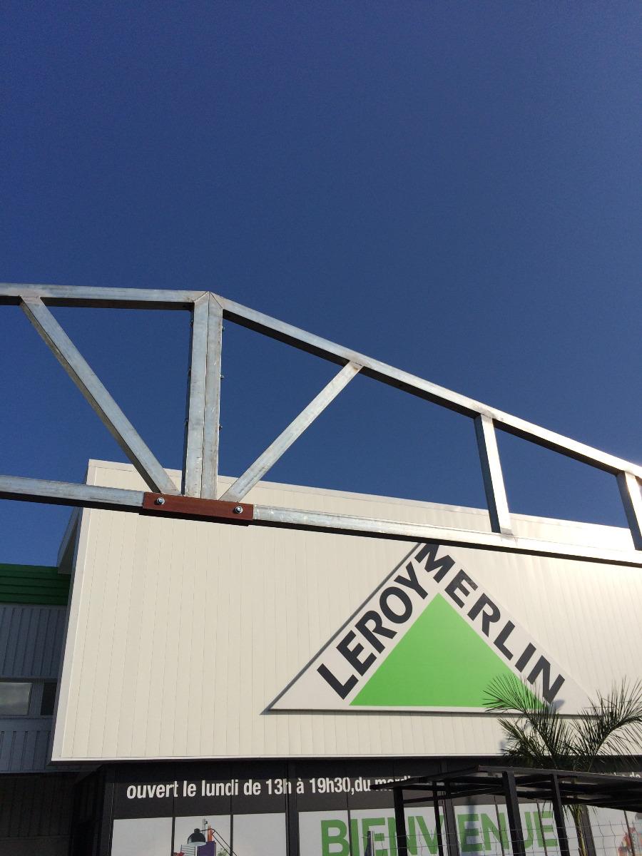 Réalisation d'une structure métallique en kit démontable pour LEROY MERLIN
