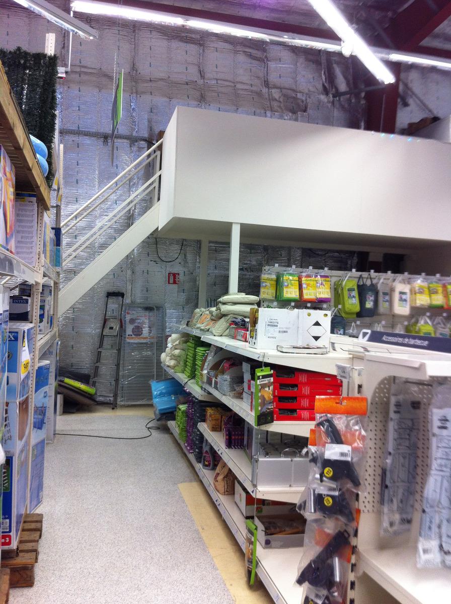 Aménagement intérieur de magasin