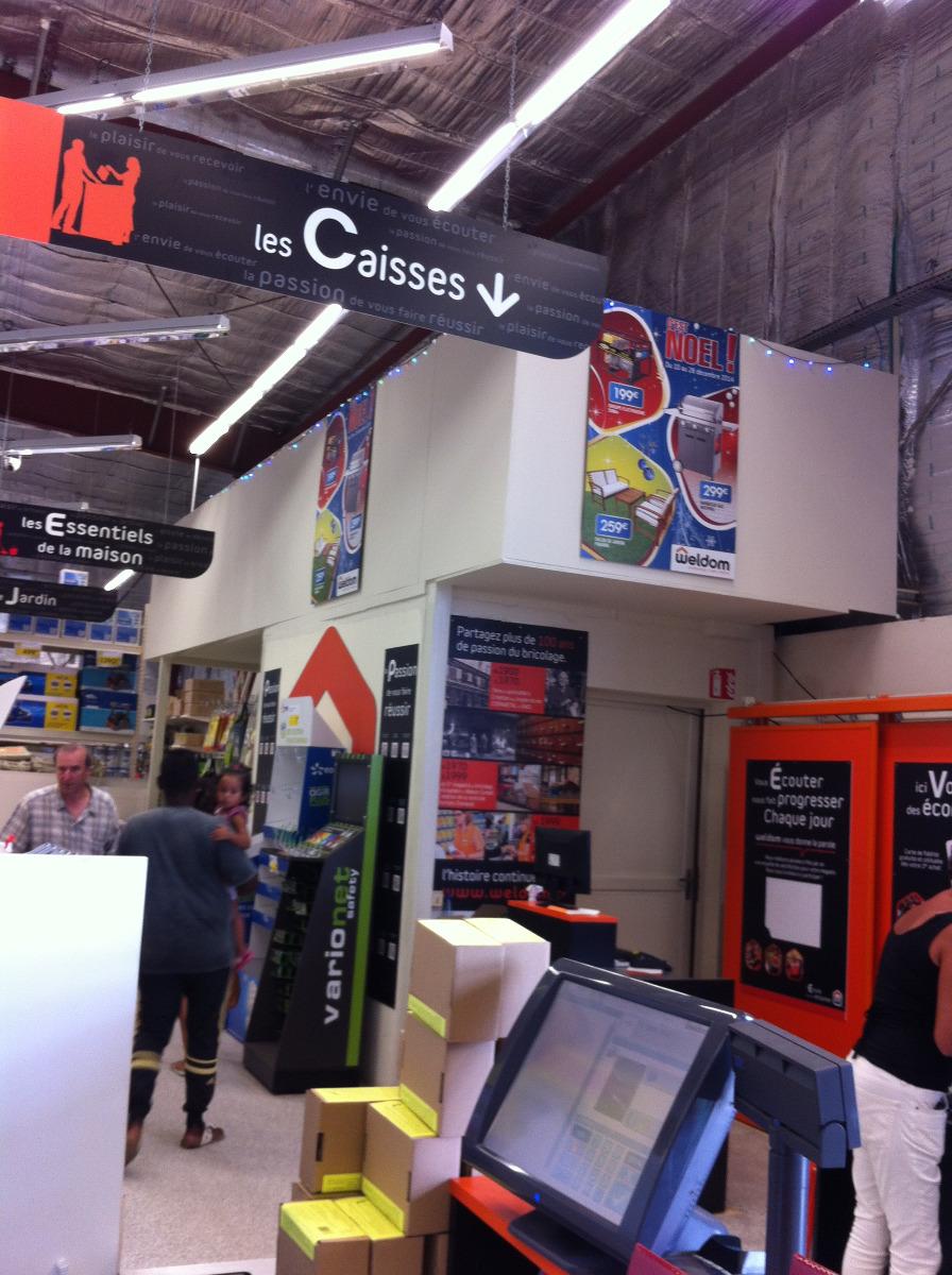 Aménagement intérieur de magasin