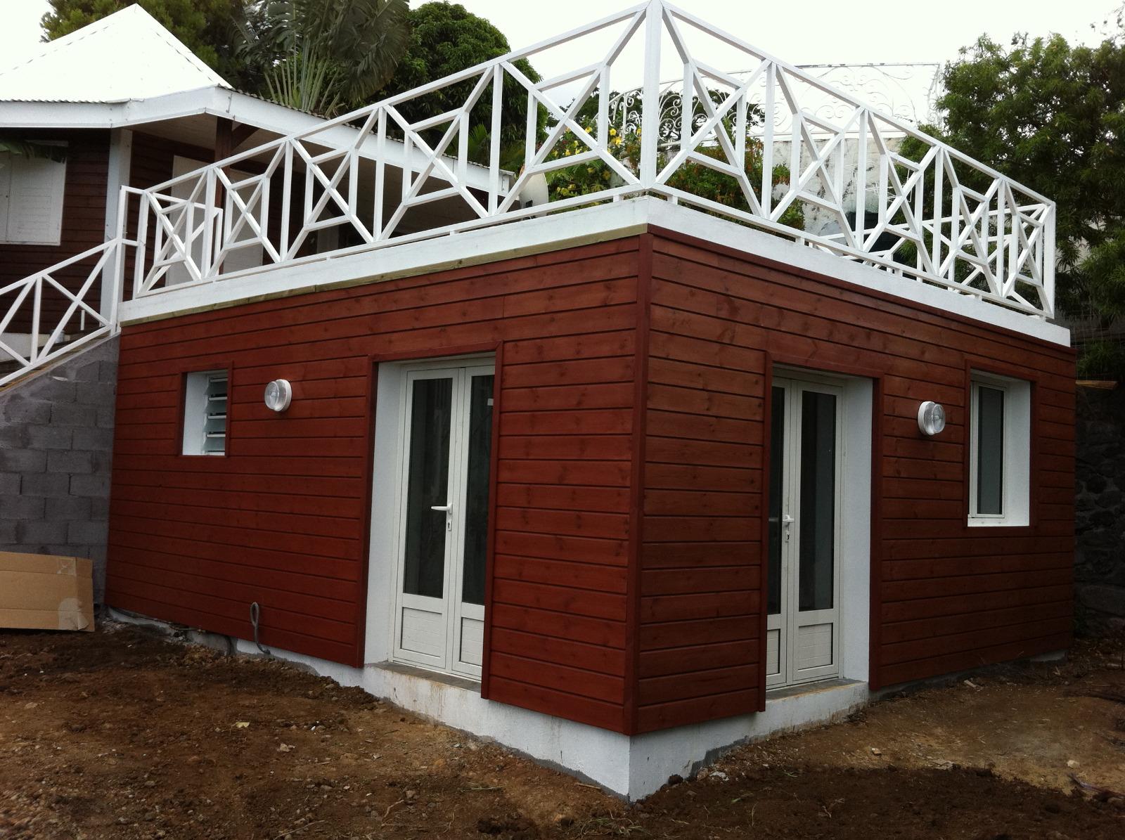 Construction maison et terrasse