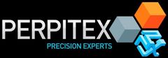 Logotipo da Perpitex Precision Experts em um fundo preto